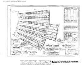 Great Northern Engineering Drawing, Engine House and Shop at Interbay, Washington, 1949