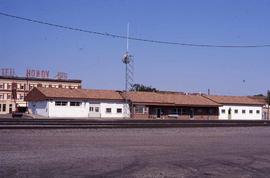 Burlington Northern Depot at Forsyth, Montana, in 2001.