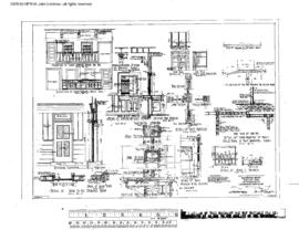 Great Northern Engineering Drawing, Depot at Whitefish, Montana, 1927