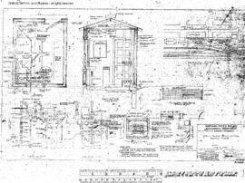 Northern Pacific Engineering Drawing, Soil Can Cleaning Building at Butte, Montana, 1948