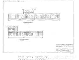 Spokane, Portland, and Seattle Railway Engineering Drawing, Yard Office and Tower at Vancouver, W...