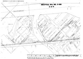 Plat Map of Northern Pacific Facilities at Seattle, Washington, 1952