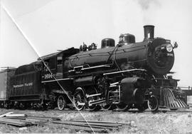 Northern Pacific  steam locomotive 1694 in Renton, Washington in 1939.