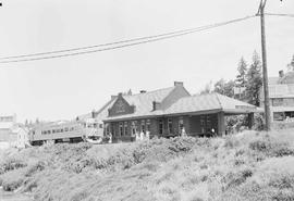 Northern Pacific passenger train number 311 at Pullman, Washington in 1955.