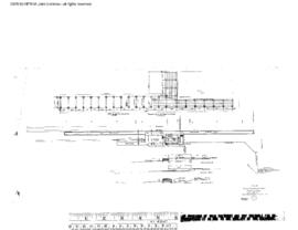 Northern Pacific Engineering Drawing, Depot at Wapato, Washington, 1926