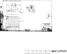 Northern Pacific Engineering Drawing, Depot at Vader, Washington, 1956