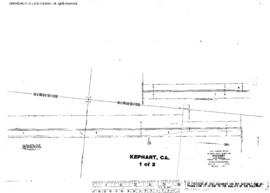 Plat Map of Great Northern Facilities at Kephart, California, 1931