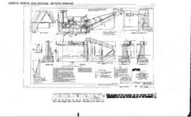 Camas Prairie Railroad Engineering Drawing: East Abutment, Bridge 126.1 - Underpass, Spalding, Id...