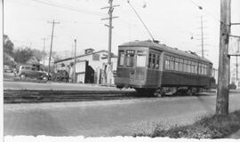 Seattle & Rainier Valley Railway Car 203 in Seattle, Washington, 1936