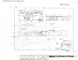 Great Northern Engineering Drawing, Line Change at Kootenai River, Montana, 1969