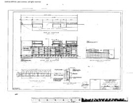 Pacific Coast Railroad Engineering Drawing, Depot at Renton, Washington, 1952