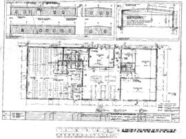 Great Northern Engineering Drawing, Lunch, Locker and Office Building at Allouez, Wisconsin, 1981