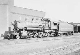 Northern Pacific steam locomotive 1202 at Pasco, Washington, in 1953.