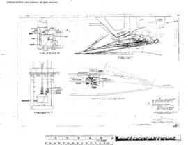 Northern Pacific Engineering Drawing, Sand Facilities at Centralia, Washington, 1958