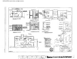 Great Northern Engineering Drawing, Engine House and Shop at Interbay, Washington, 1970