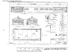 Great Northern Engineering Drawing, Machine Shop at King Street Coach Yard at Seattle, Washington...