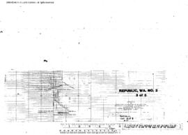 Plat Map of Great Northern Facilities at Republic, Washington, 1918