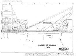 Plat Map of Great Northern Facilities at White Rock, British Columbia, 1917