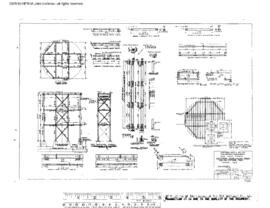 Northern Pacific Engineering Drawing, Fuel Oil Storage Facilities at Lewiston, Idaho, 1950