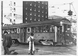 Seattle & Rainier Valley Railway Car 109 in Seattle, Washington, 1935