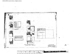 Great Northern Engineering Drawing, Pier 88 Warehouse and Offices at Seattle, Washington, 1899