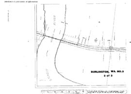 Plat Map of Great Northern Facilities at Burlington, Washington, 1950