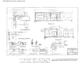 Spokane, Portland, and Seattle Railway Engineering Drawing, Section Bunkhouse and Foreman's House...