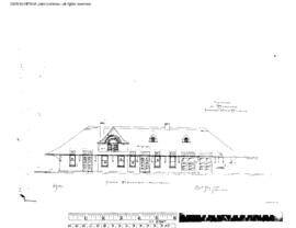 Northern Pacific Engineering Drawing, Depot at Bozeman, Montana, undated