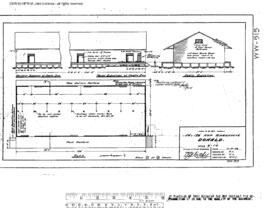 Spokane, Portland, and Seattle Railway Engineering Drawing, Hop Warehouse, 50 Foot X 126 Foot (Or...