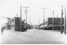 Seattle & Rainier Valley Railway tracks in Renton, Washington, 1920