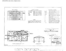 Spokane, Portland, and Seattle Railway Engineering Drawing, Depot at East Saint Johns, Oregon, 1973