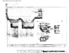Great Northern Engineering Drawing, Unnamed Structure at Vancouver, British Columbia, 1979