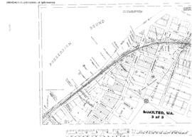 Plat Map of Great Northern Facilities at Mukilteo, Washington, 1947