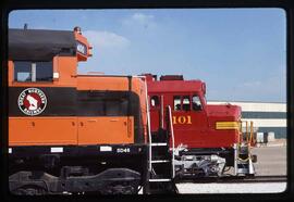 Great Northern Diesel Locomotive 400 at Mc Cook, Illinois, undated