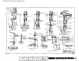 Northern Pacific Engineering Drawing, Depot at Enumclaw, Washington, 1964