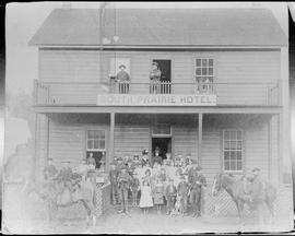 South Prairie Hotel in South Prairie, Washington, circa 1900.