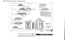Northern Pacific Engineering Drawing: Proposed Reconstruction, Bridge 6 - Chehalis River, Milburn...