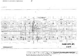 Plat Map of Northern Pacific Facilities at Park City, Montana, undated