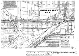 Plat Map of Northern Pacific Facilities at Seattle, Washington, 1918