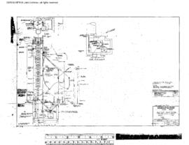 Northern Pacific Engineering Drawing, Sand Facilities at Hoquiam, Washington, 1958