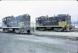 Northern Pacific Diesel Locomotive 404, 410 at Spokane, Washington, 1968