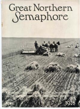 'Great Northern Semaphore' April 1928