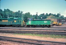 Burlington Northern Diesel Locomotive Number 101 and Precision National Diesel Locomotive Number ...