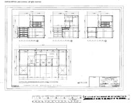 Great Northern Engineering Drawing, Maintenance of Way Building at Havre, Montana, 1966