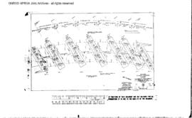Northern Pacific Engineering Drawing: Abutment/Pier/Bridge Layout, Bridge 9.46 - I-90, South of W...
