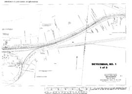 Plat Map of Great Northern Facilities at Skykomish, Washington, 1944