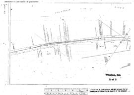 Plat Map of Spokane, Portland, and Seattle Railway Facilities at Wauna, Oregon, 1968