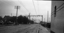 Pacific Coast Railroad/Chicago Milwaukee St. Paul and Pacific Railroad mainline at Renton, Washin...