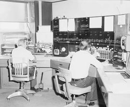 Burlington Northern signal equipment at Tacoma, Washington, in 1982.