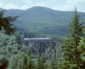 Amtrak Warren Magnusen special at Kennedy, Washington, in 1980.